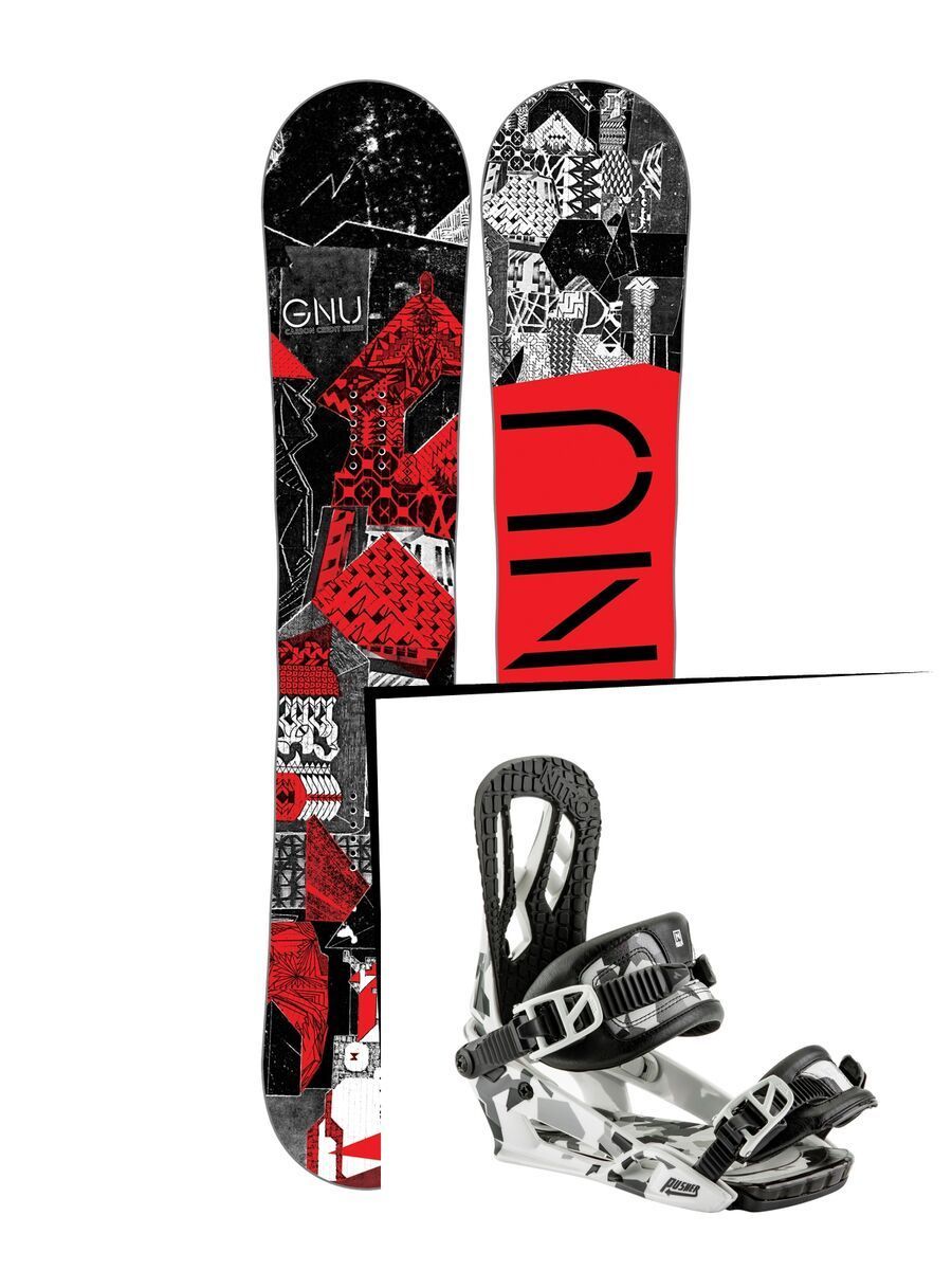 Set: Gnu Carbon Credit 2017 + Nitro Pusher (1691167S) - Bild 1