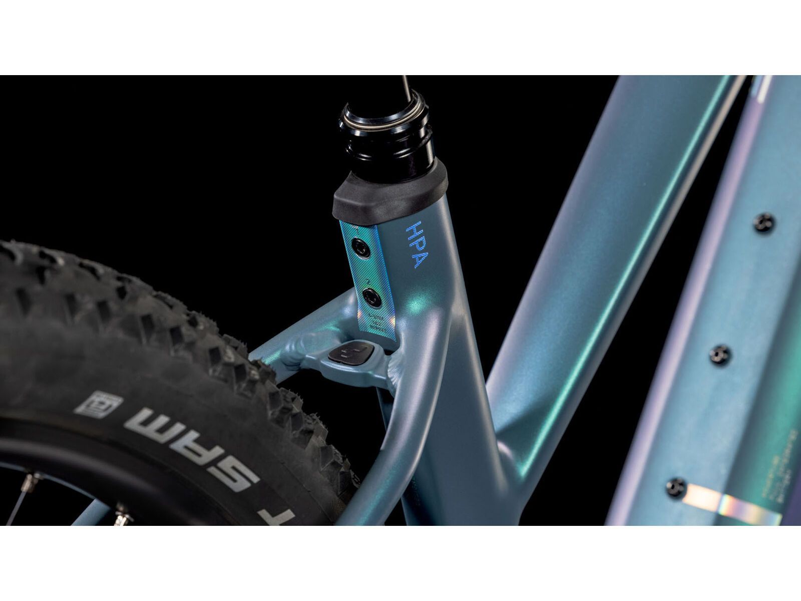 Cube Reaction Hybrid Pro 600 Trapeze 27.5, smaragdgrey´n´prism - Bild 4