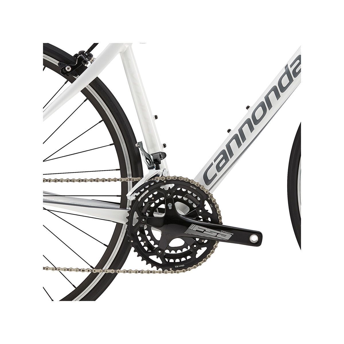 Cannondale Synapse Women's Tiagra 6, magnesium white w/ super sparkle silver, super sparkle grey and transparent pear - Bild 3