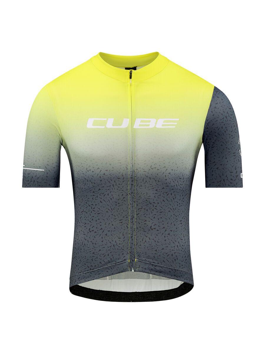 Cube Blackline Trikot Race kurzarm, yellow´n´grey - Bild 1