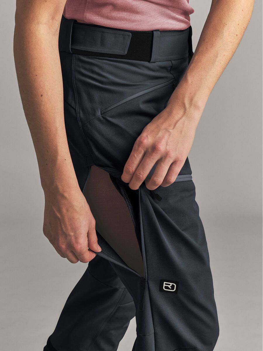 Ortovox Ortler Softshell Plus Pants W, black raven - Bild 8