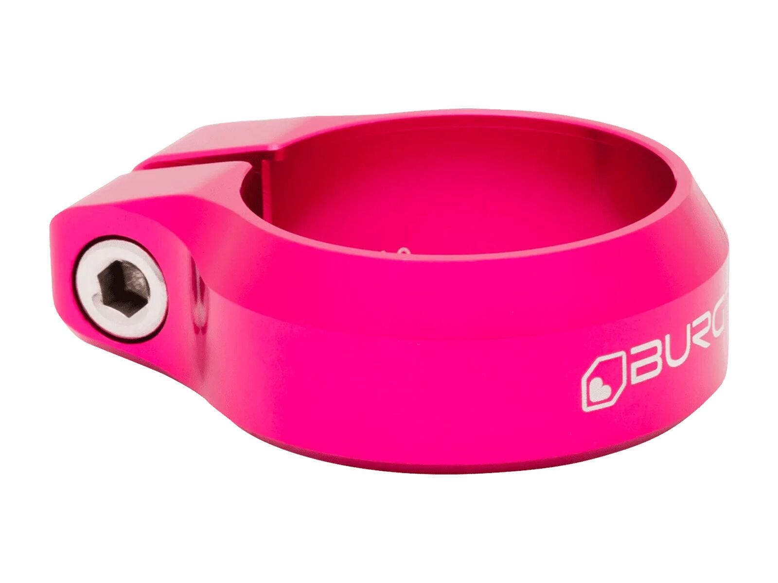 Burgtec Seat Clamp - 38,6 mm, toxic barbie pink - Bild 1