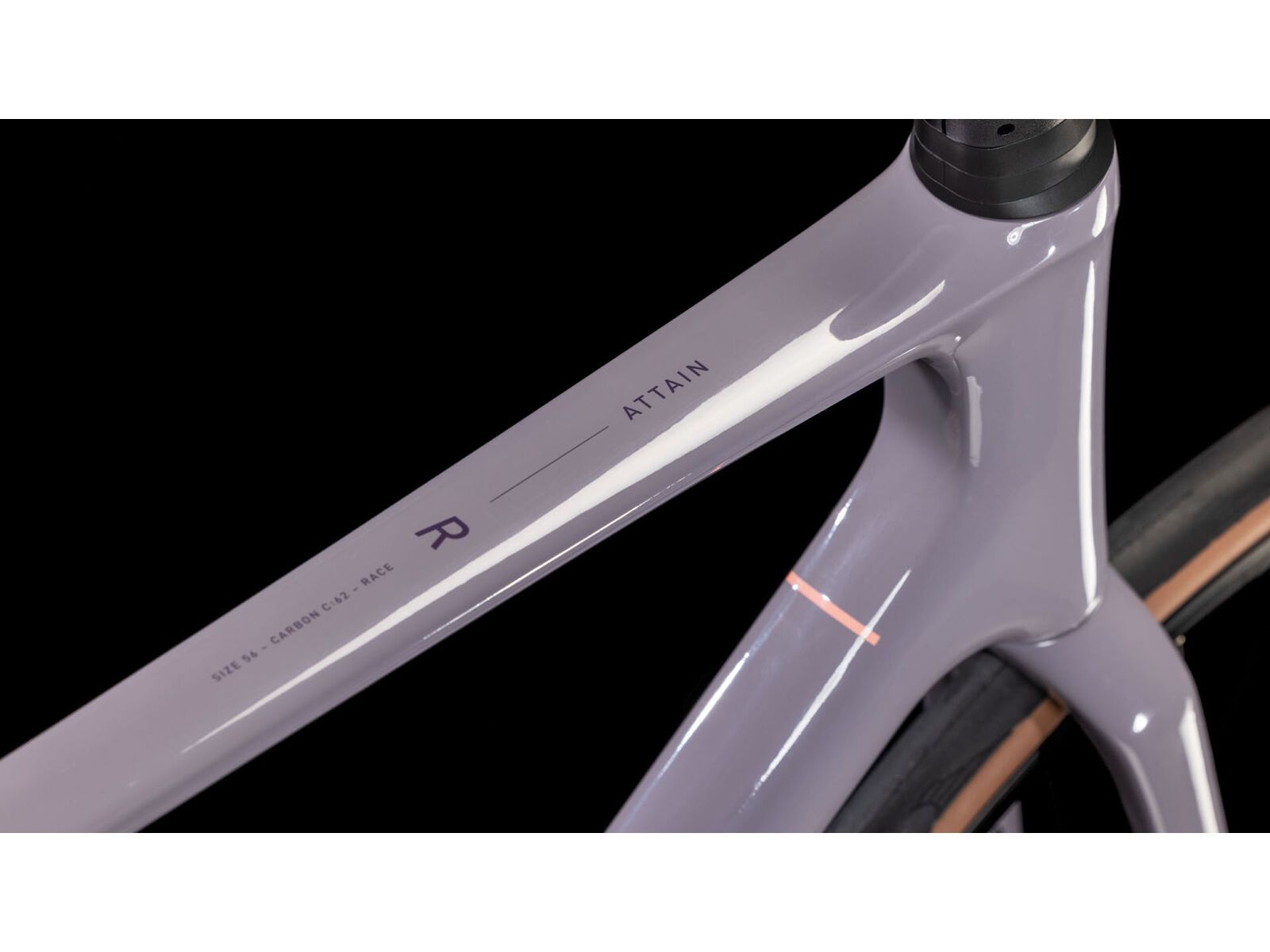 Cube Attain C:62 Race, plumgrey´n´brink - Bild 2