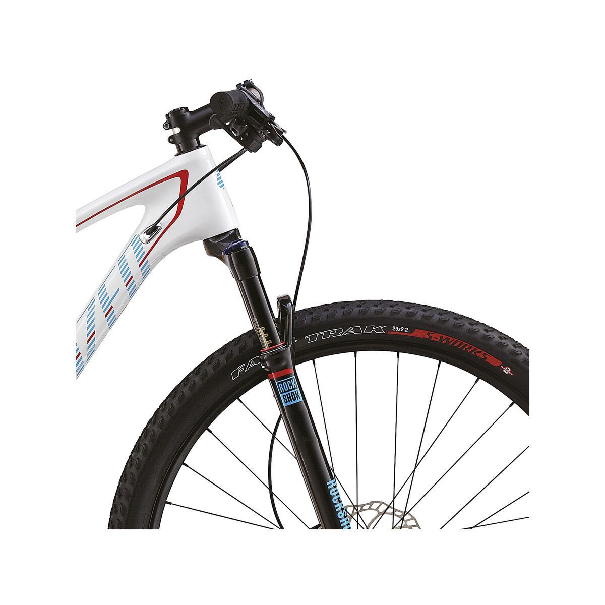 Specialized Epic Comp Carbon, Gloss White/Red/Black/Cyan - Bild 5
