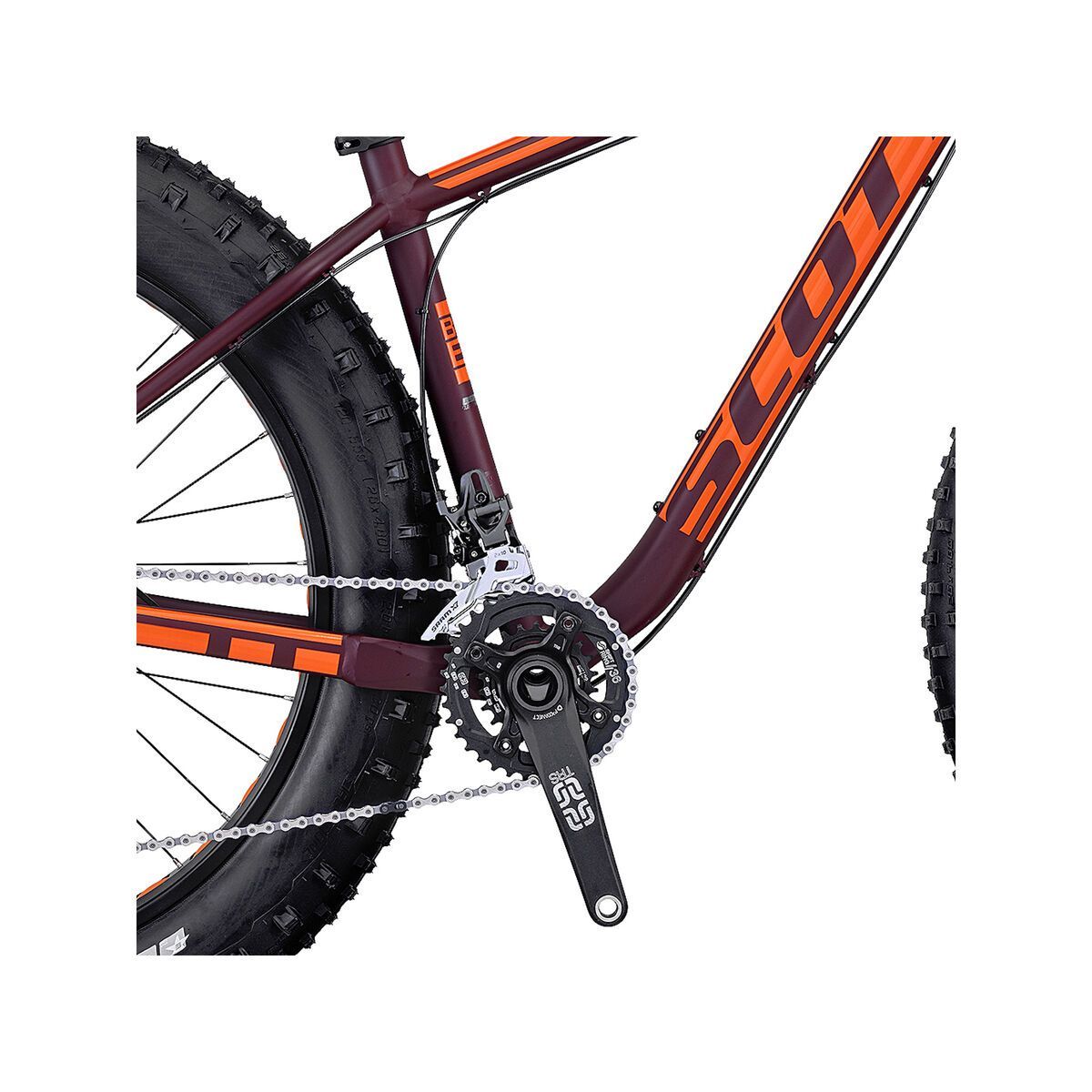 Scott Big Ed, bordeaux/orange - Bild 3