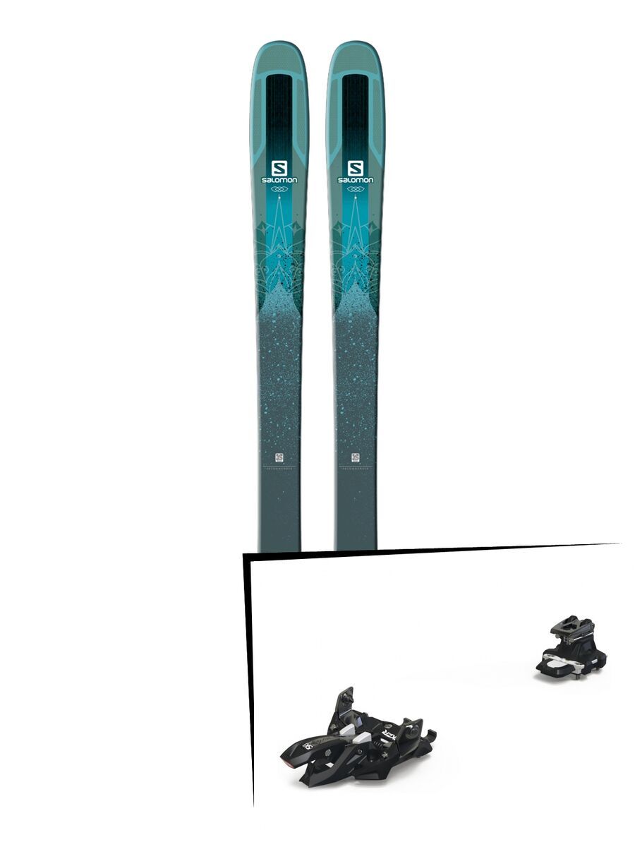 Set: Salomon QST Lumen 99 2018 + Marker Alpinist 12 black/titanium - Bild 1