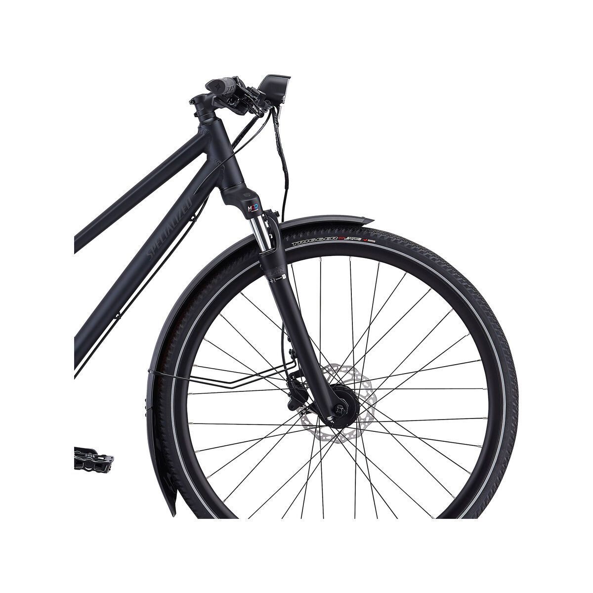 Specialized Crosstrail Step-Through EQ - Black Top Collection, satin cast black/acid lava - Bild 7