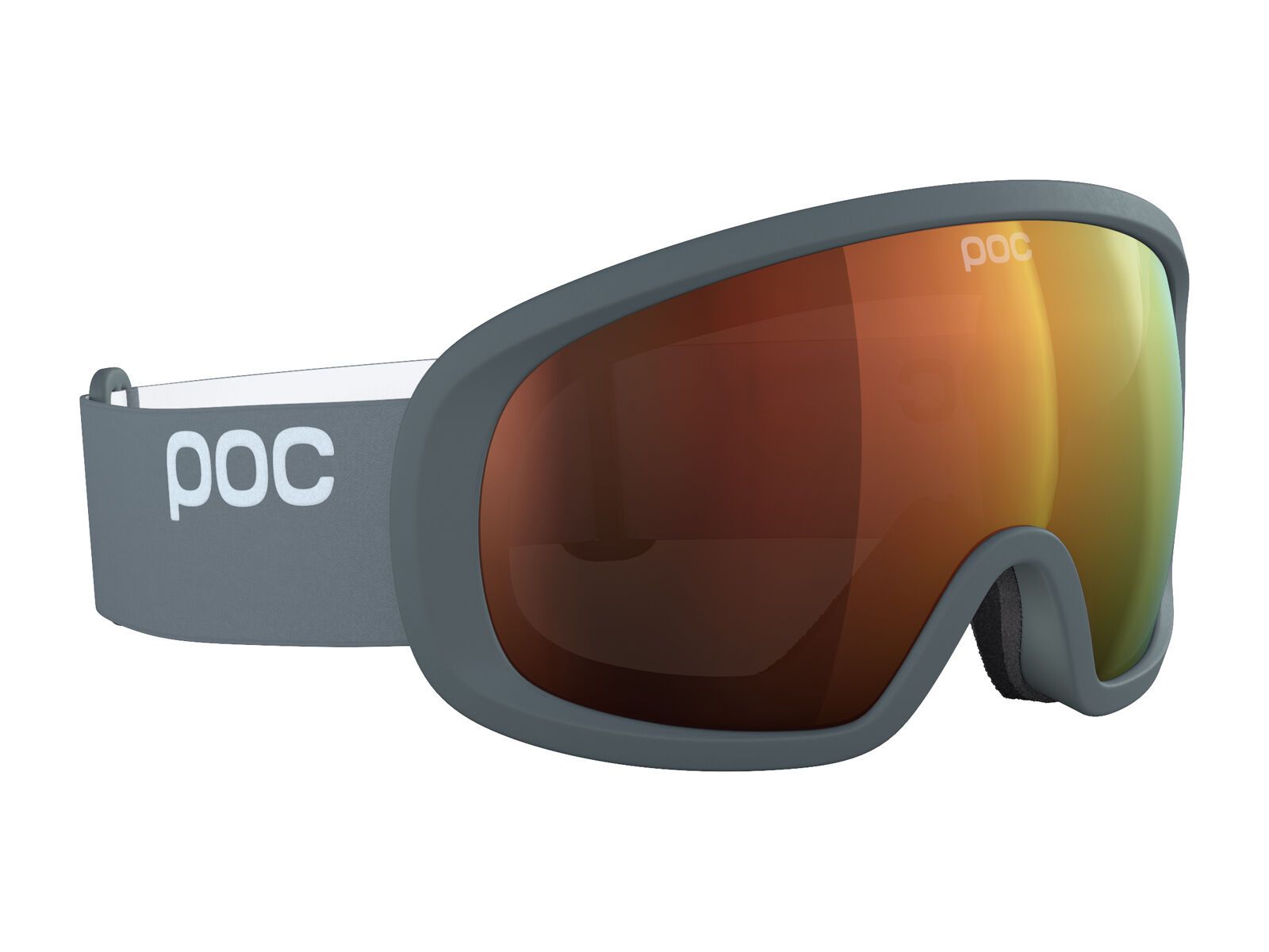 POC Fovea Mid Clarity Spektris Orange, pegasi grey - Bild 3