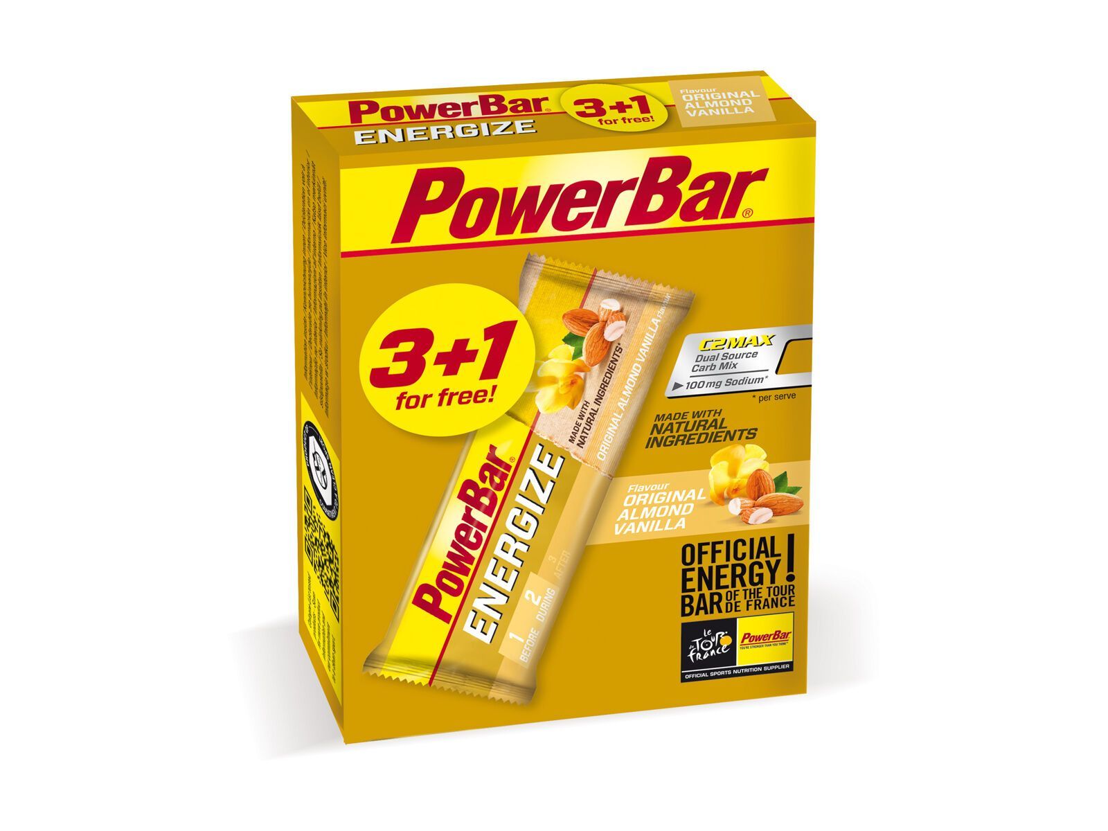 PowerBar Energize Multipack (3+1) - Almond Vanilla - Bild 1