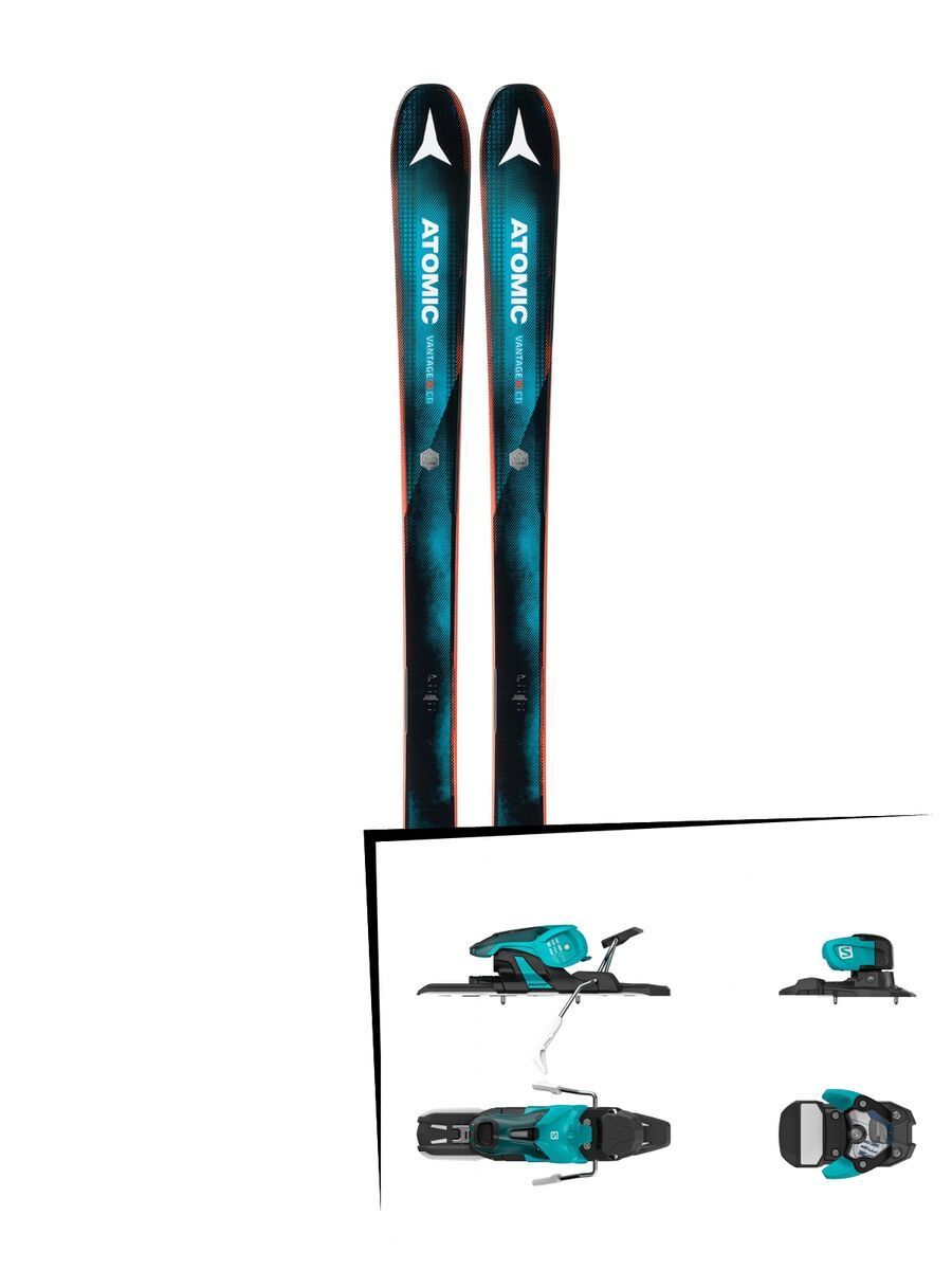 Set: Atomic Vantage 90 CTI 2018 + Salomon Warden 11 turquoise/black - Bild 1