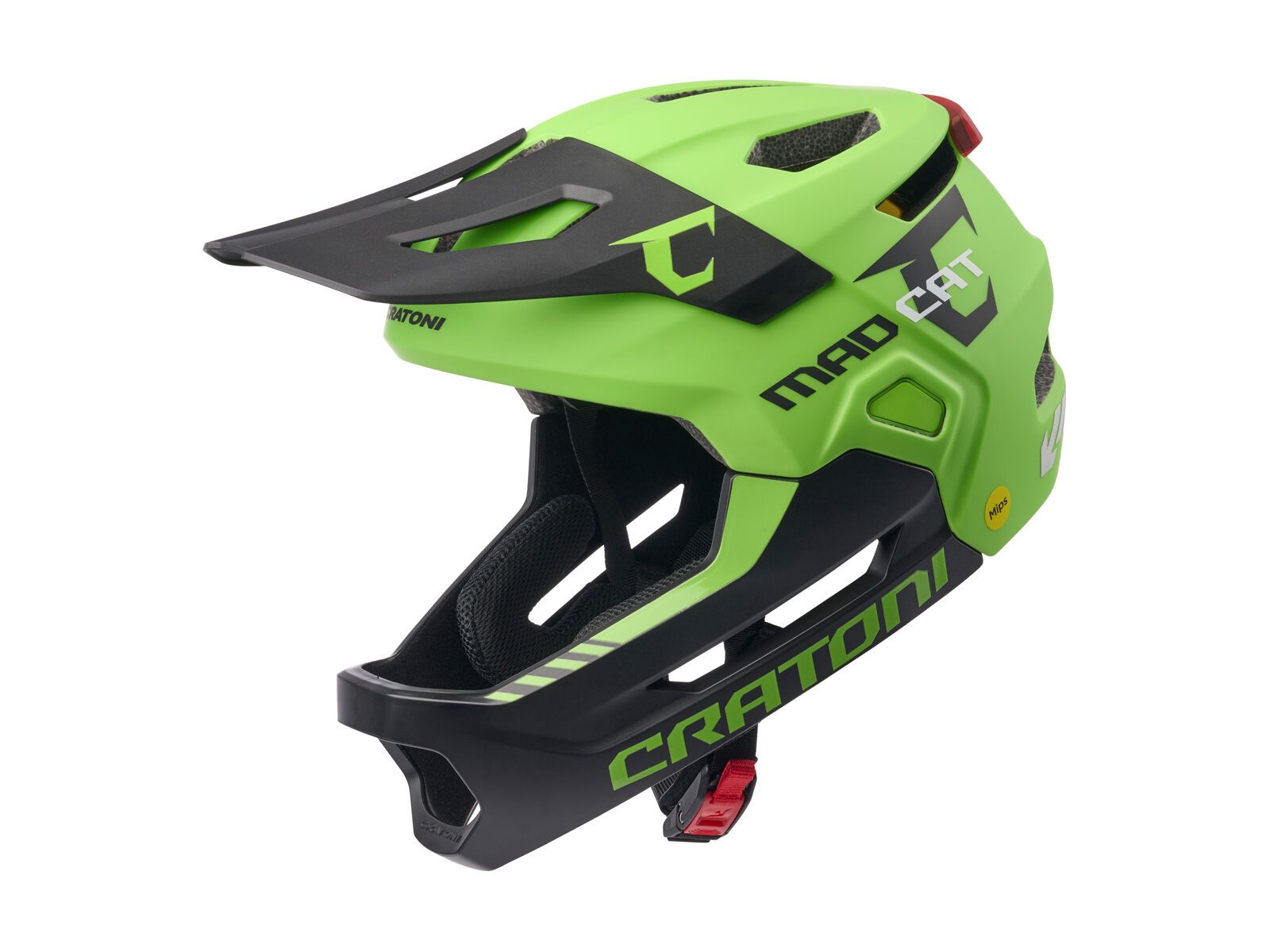 Cratoni MadCat MIPS, lime-black matt - Bild 1