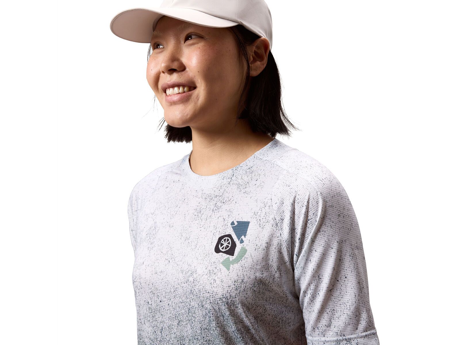 Endura Damen Singletrack Kurzärmeliges Bedrucktes T-Shirt, aero blue - Bild 8