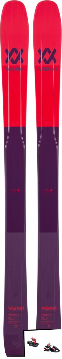 Set: Völkl 90Eight W 2019 + ATK Raider 12 2.0 - Bild 1