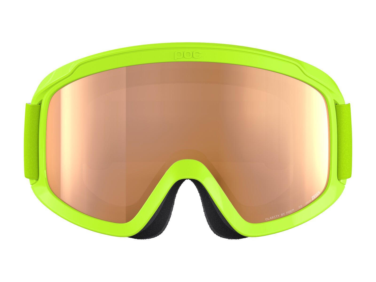 POC POCito Opsin, Partly Sunny Light Orange / fluorescent yellow/green - Bild 2