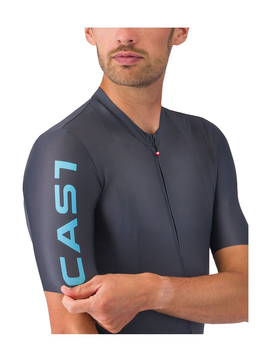 Castelli Entrata Apex Jersey, twilight blue/neon cobalt - Bild 6