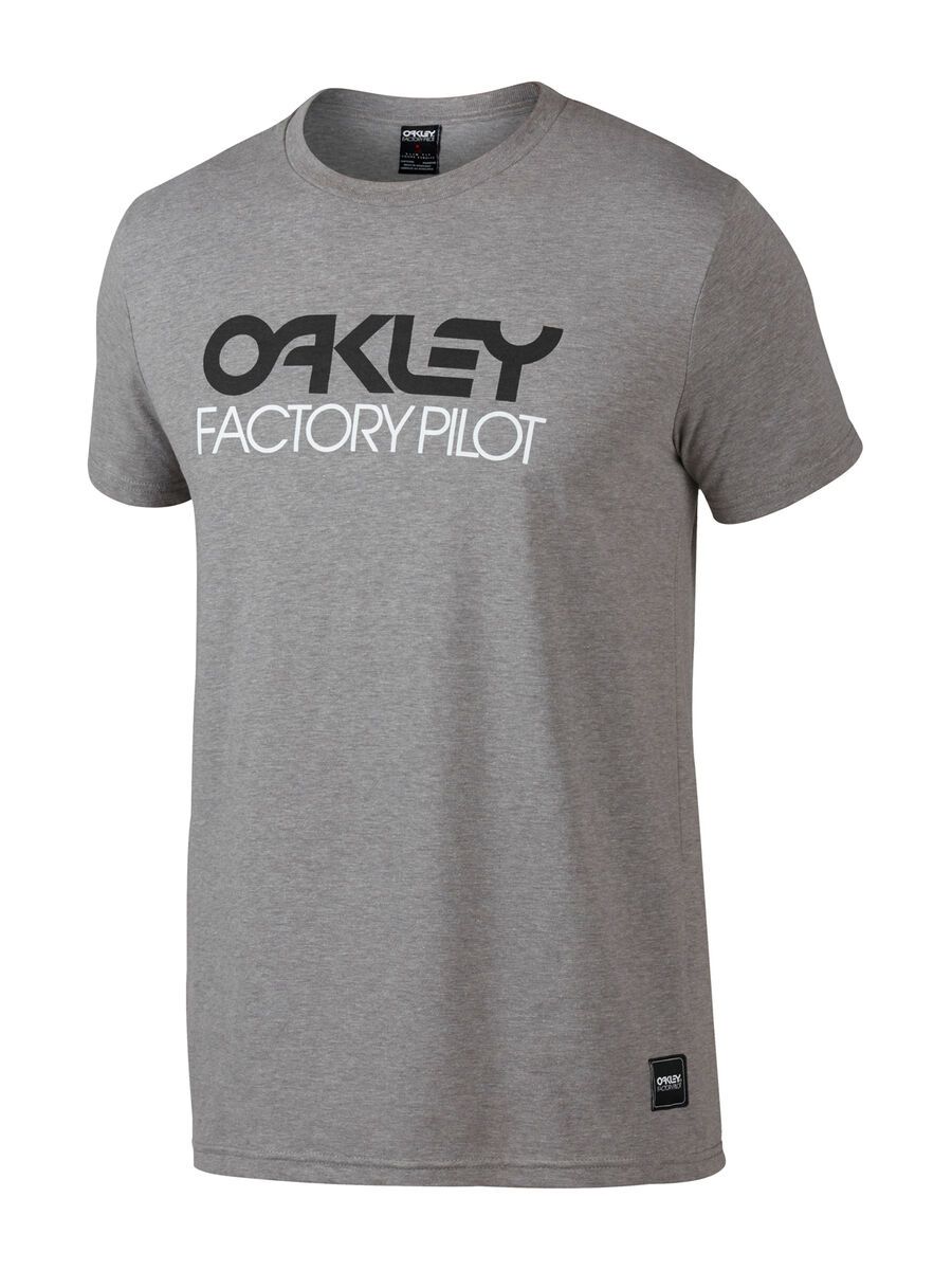 Oakley FP Logo S/S Tee, athletic heather grey - Bild 1