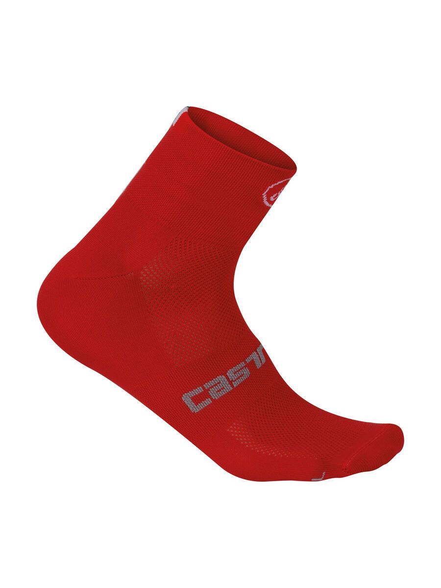 Castelli Quattro 6 Sock, red - Bild 1