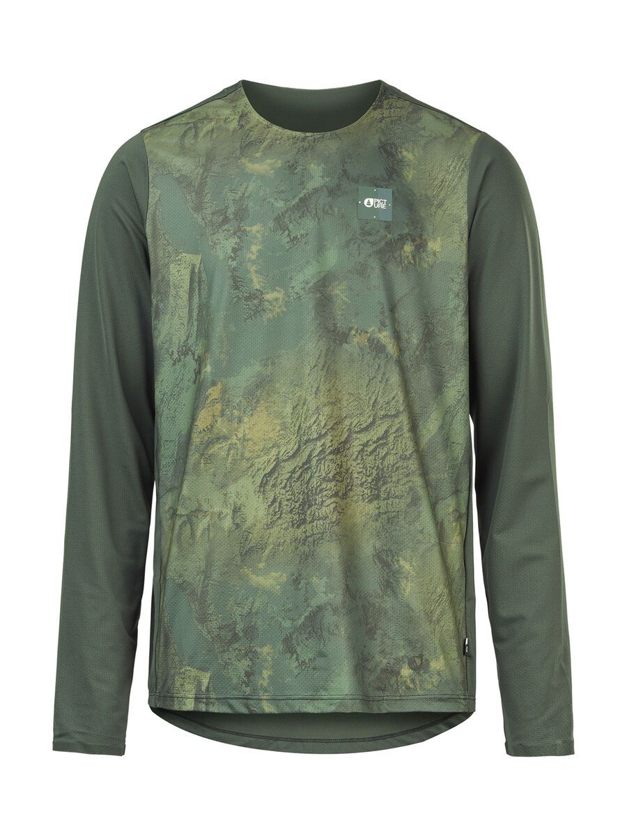 Picture Osborn Printed LS Tech T, geology green - Bild 1