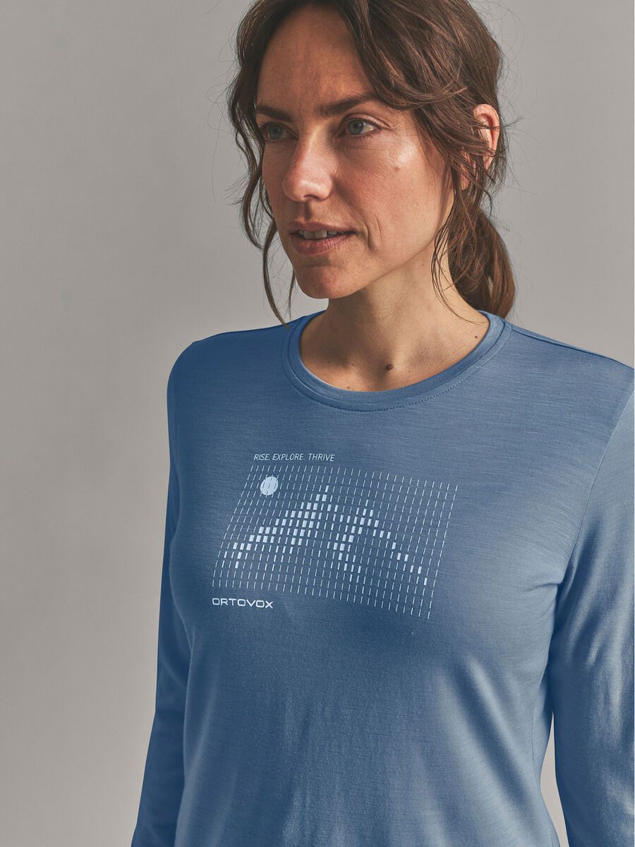 Ortovox 185 Merino Sunrise LS W, light nunatak - Bild 5
