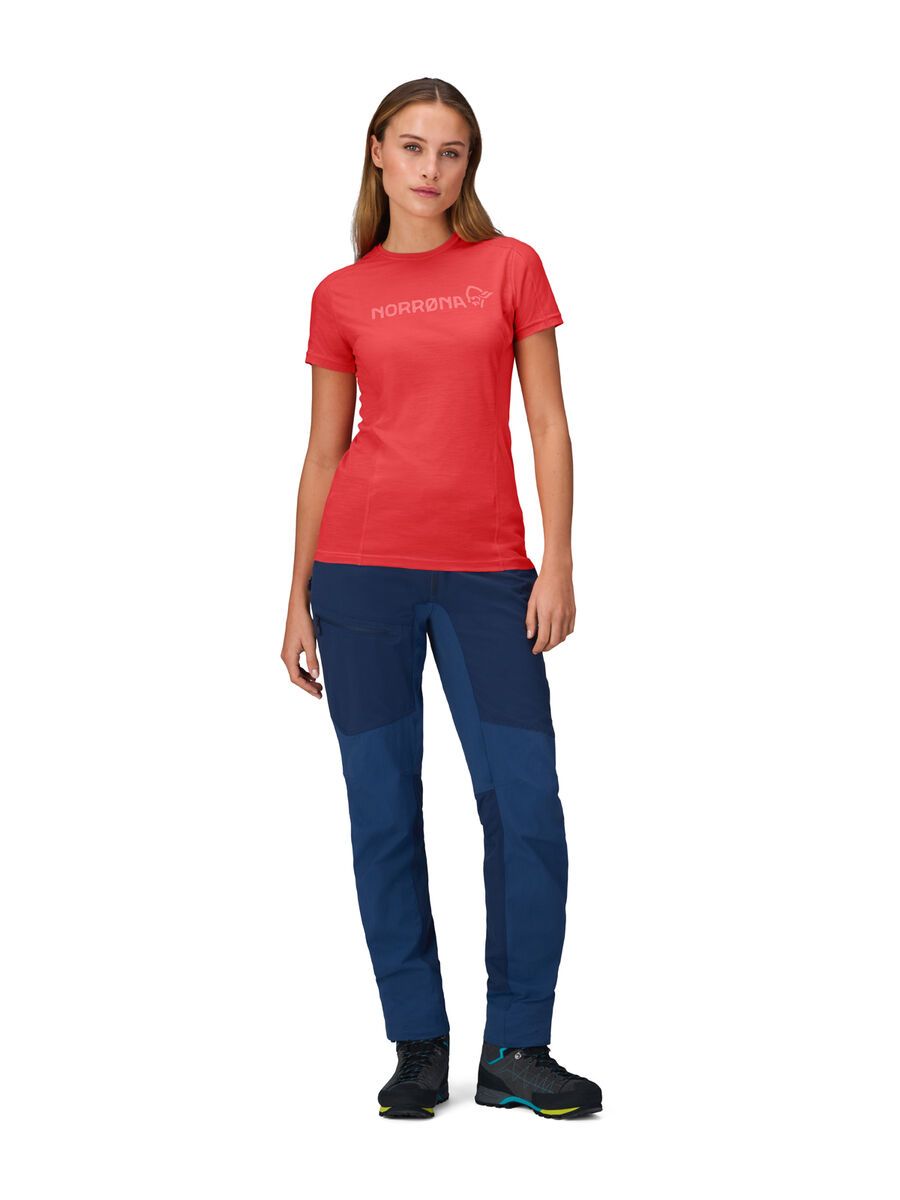 Norrona falketind equaliser merino T-Shirt W's, paprika - Bild 3