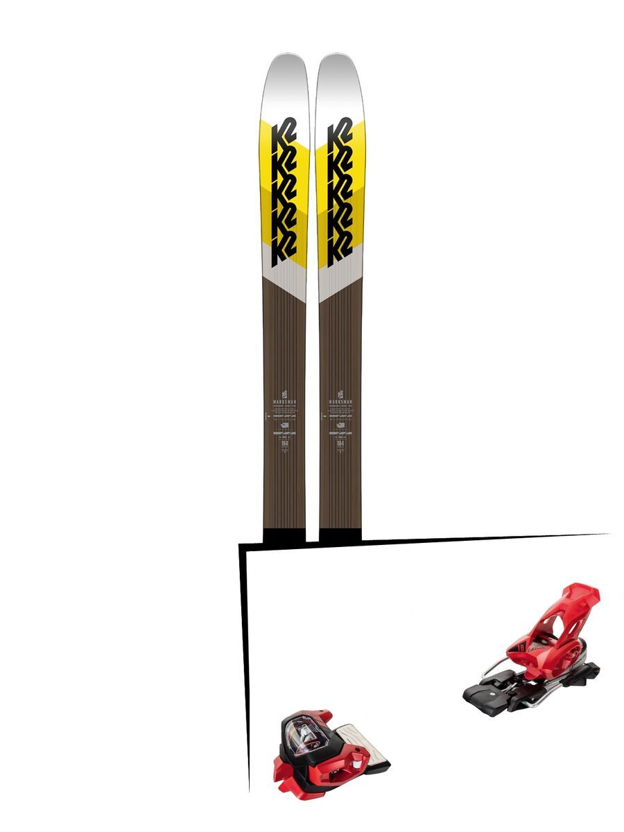 Set: K2 SKI Marksman 2018 + Tyrolia Attack² 18 X GW red - Bild 1