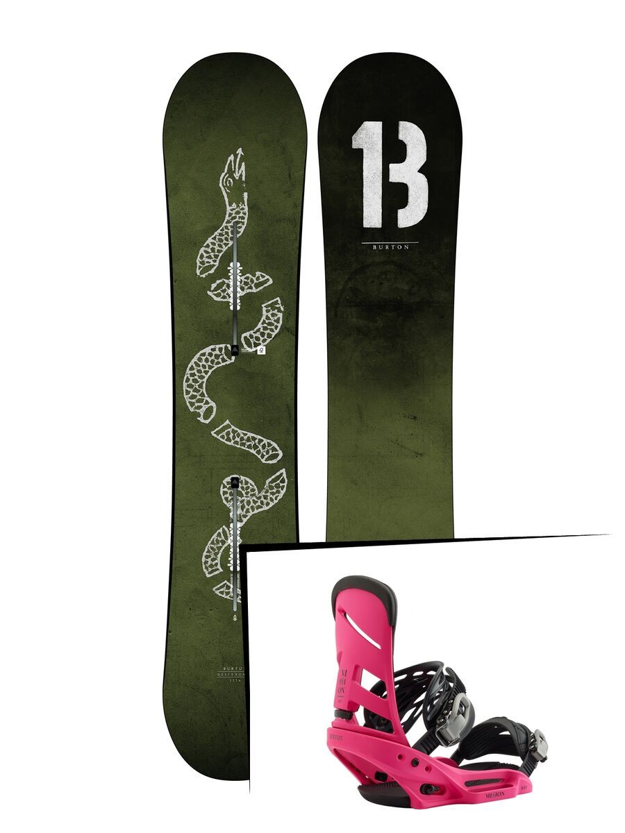 Set: Burton Descendant Wide 2019 + Burton Mission EST pink - Bild 1