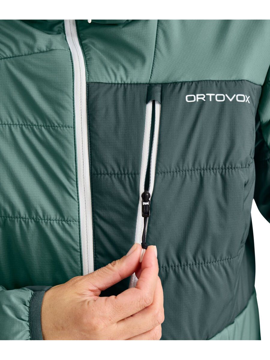Ortovox Swisswool Piz Duan Jacket W, ice waterfall - Bild 5