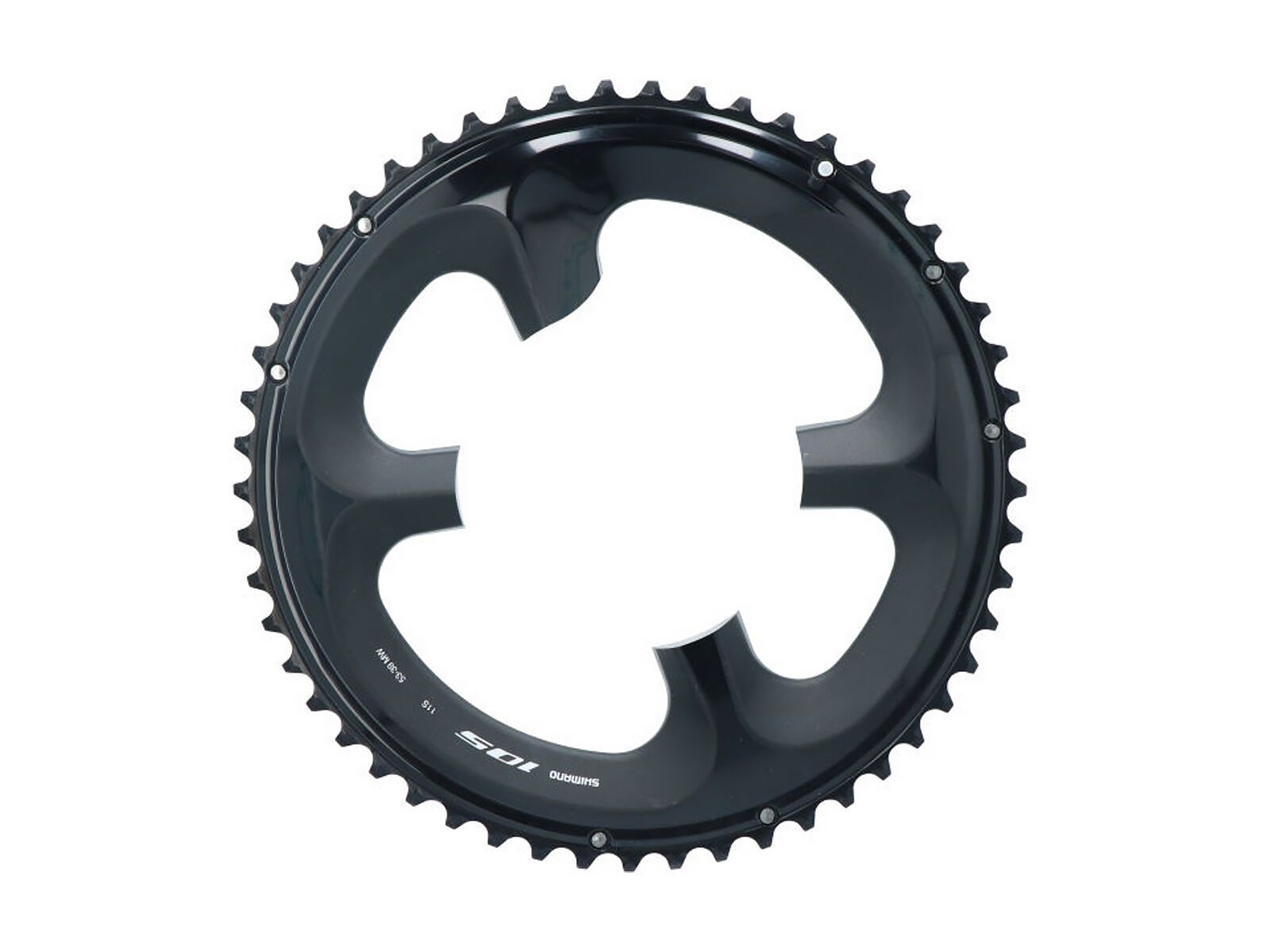 Shimano 105 Kettenblatt für FC-R7000 - 2x11 (MW), schwarz - Bild 1