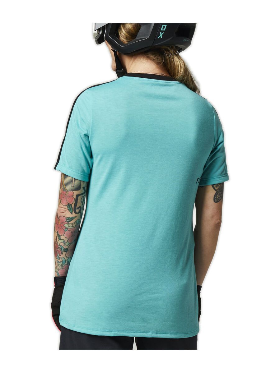 Fox Womens Ranger Drirelease SS Jersey, teal - Bild 2
