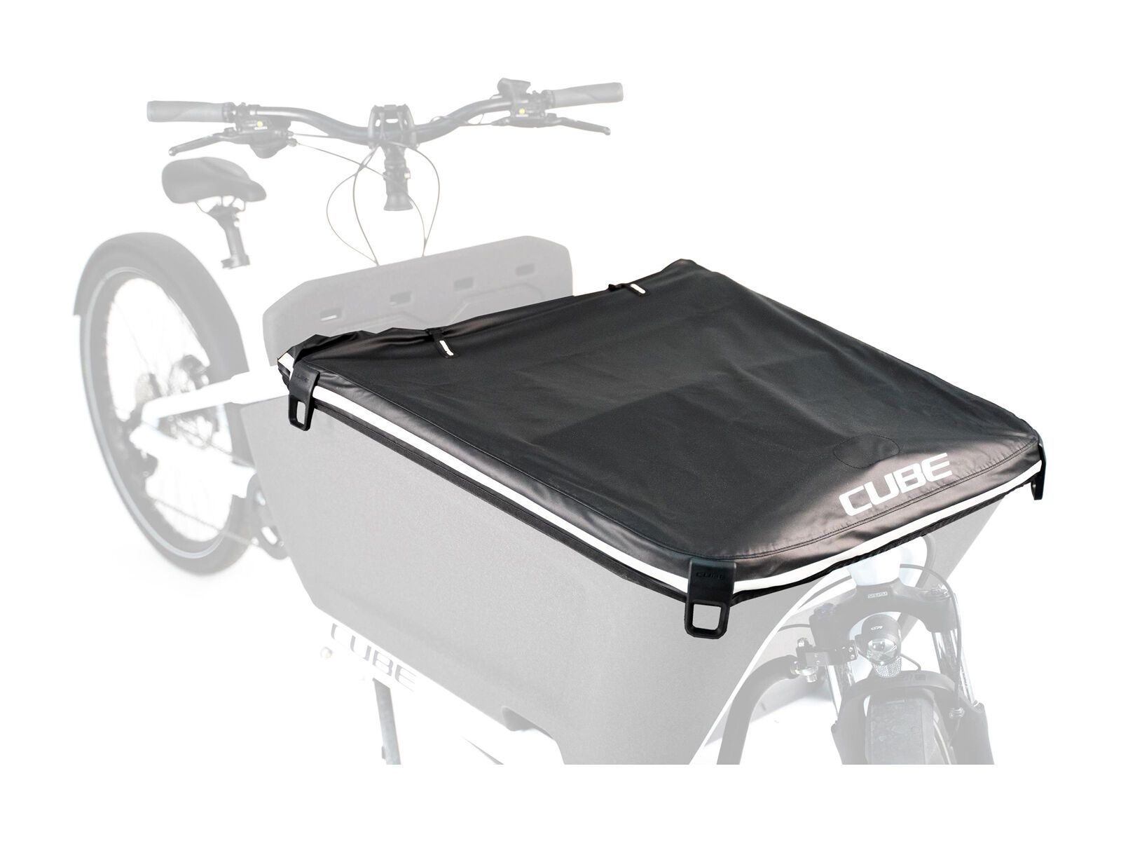 Cube Boxabdeckung für Cargo mit Sitzbank, black - Bild 6