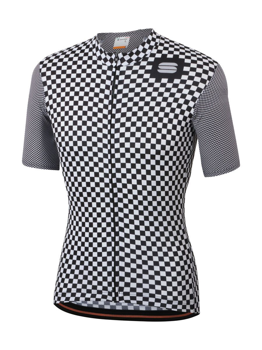 Sportful Checkmate Jersey, white/black - Bild 1