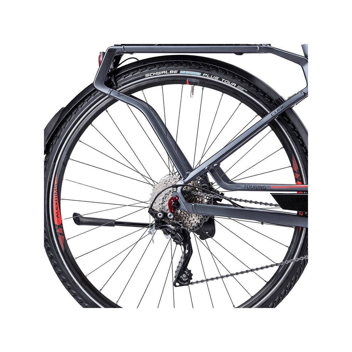 Cube Touring Hybrid Pro Easy Entry, anthrazit black red - Bild 4