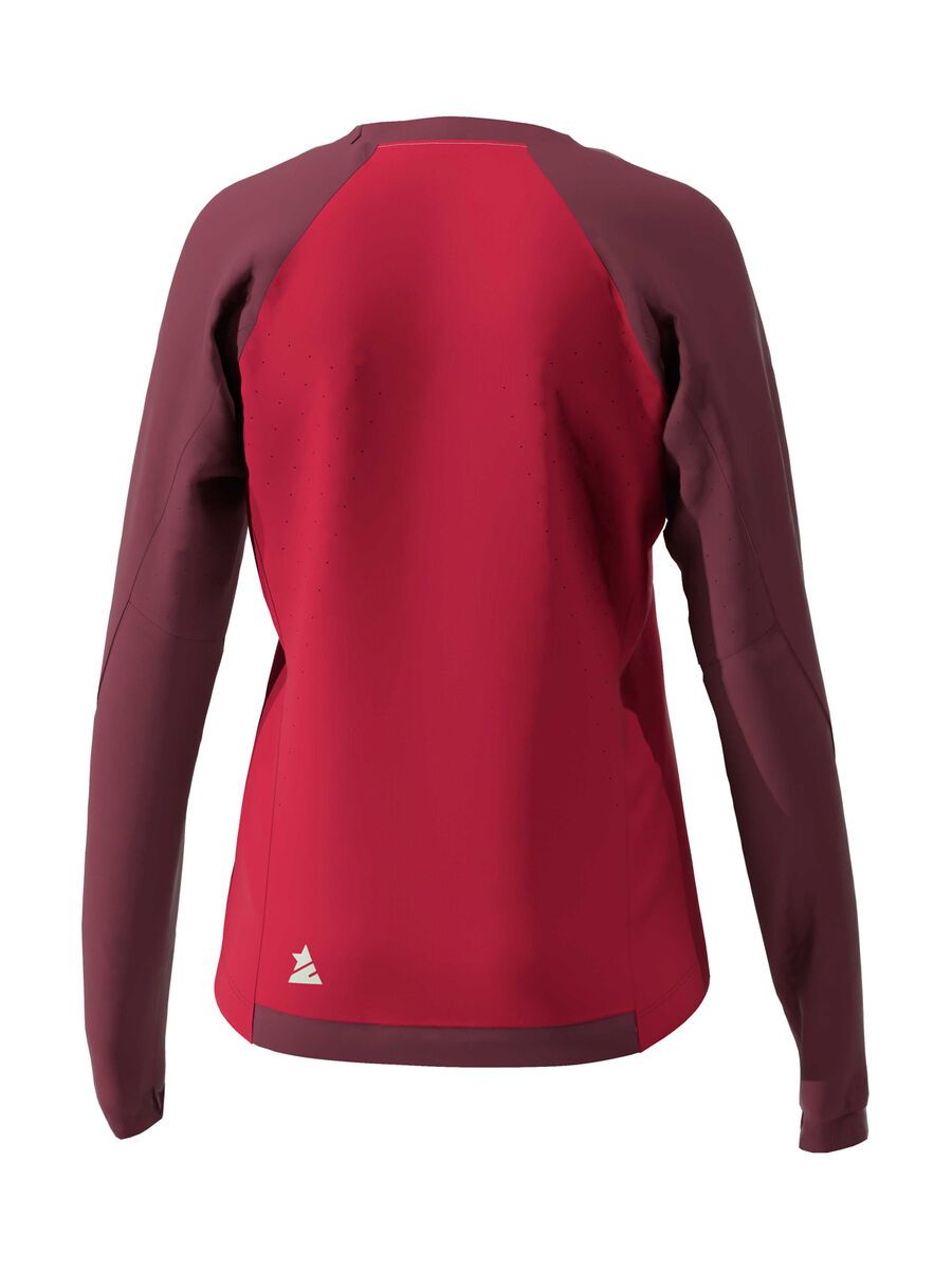 Zimtstern PureFlowz Shirt LS Women's, jester red/windsor wine/fog green - Bild 4