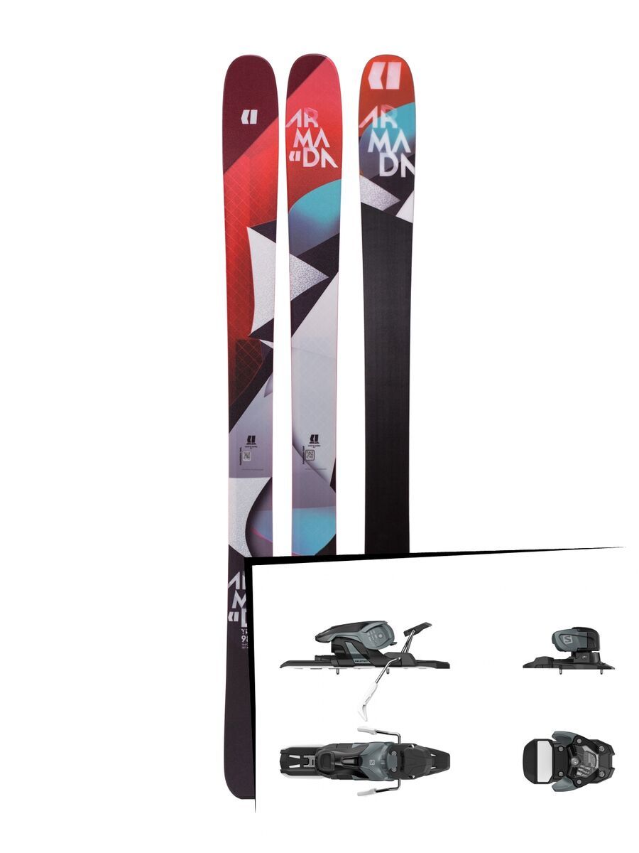 Set: Armada Trace 98 2019 + Salomon Warden 11 dark grey/black - Bild 1