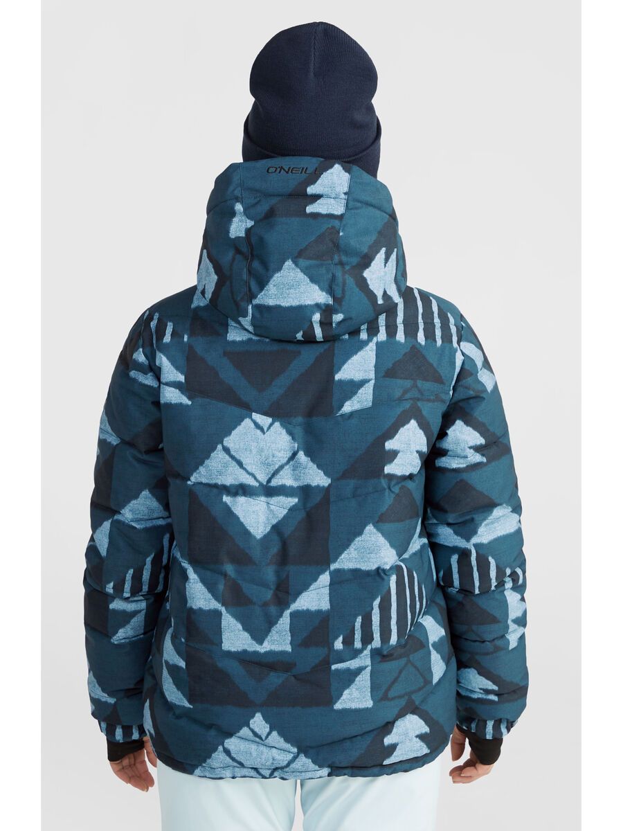 O’Neill Z.E.N. Puffer Hybrid Jacket Women, blue triangle ikat - Bild 7