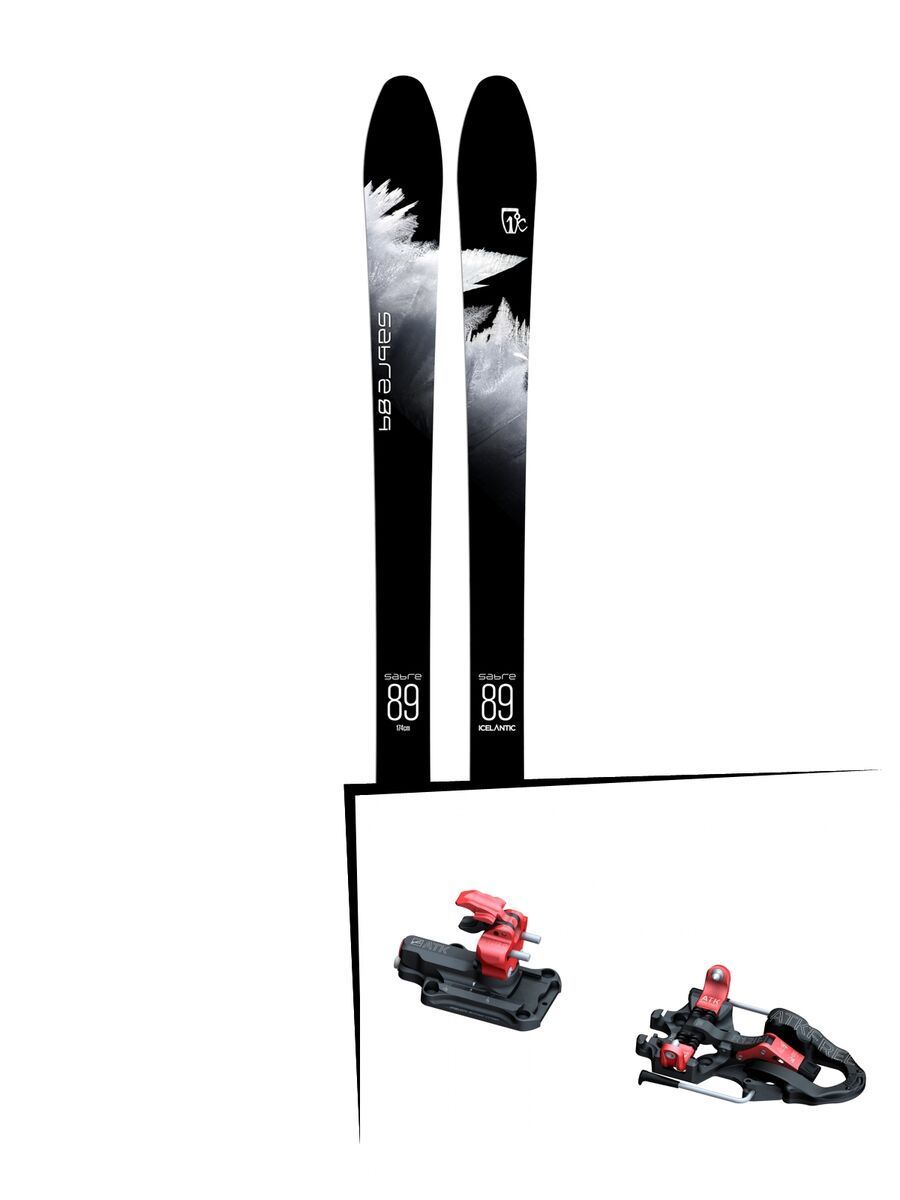 Set: Icelantic Sabre 89 2018 + ATK Raider 12 2.0 - Bild 1