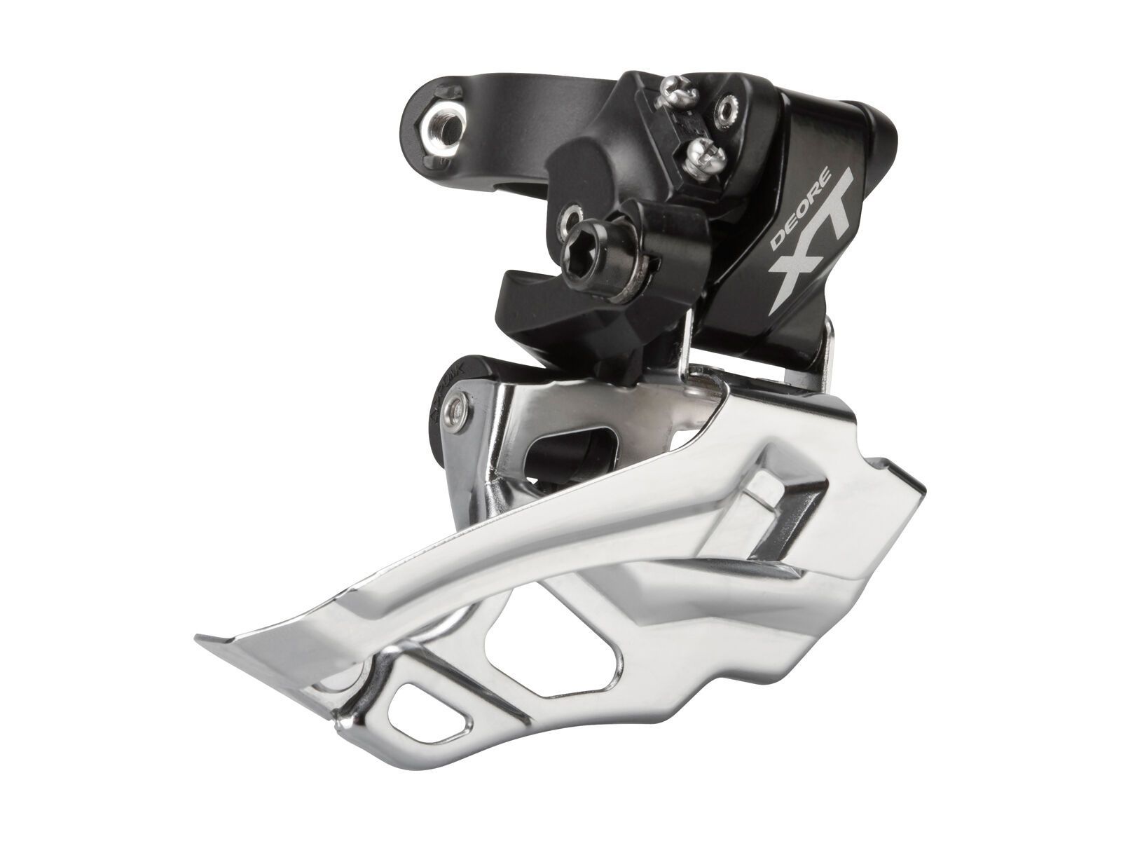 Shimano Umwerfer Deore XT FD-M786 2x10 Down Swing - Top-Pull, schwarz - Bild 1