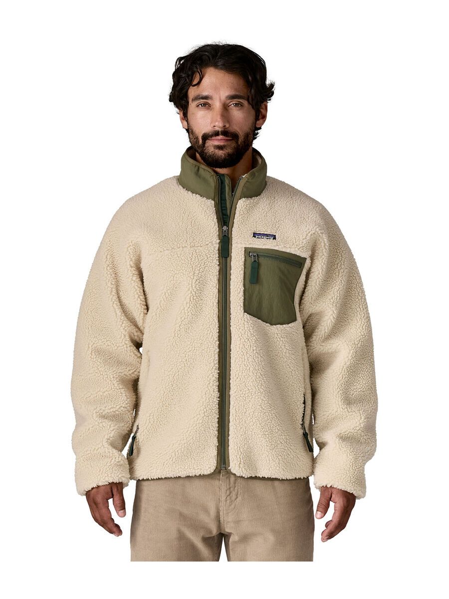 Patagonia Men's Classic Retro-X Jacket, dark natural w/basin green - Bild 3