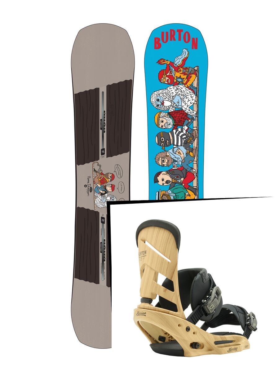 Burton Set: Name Dropper 2016 + Burton Mission EST - Bild 1