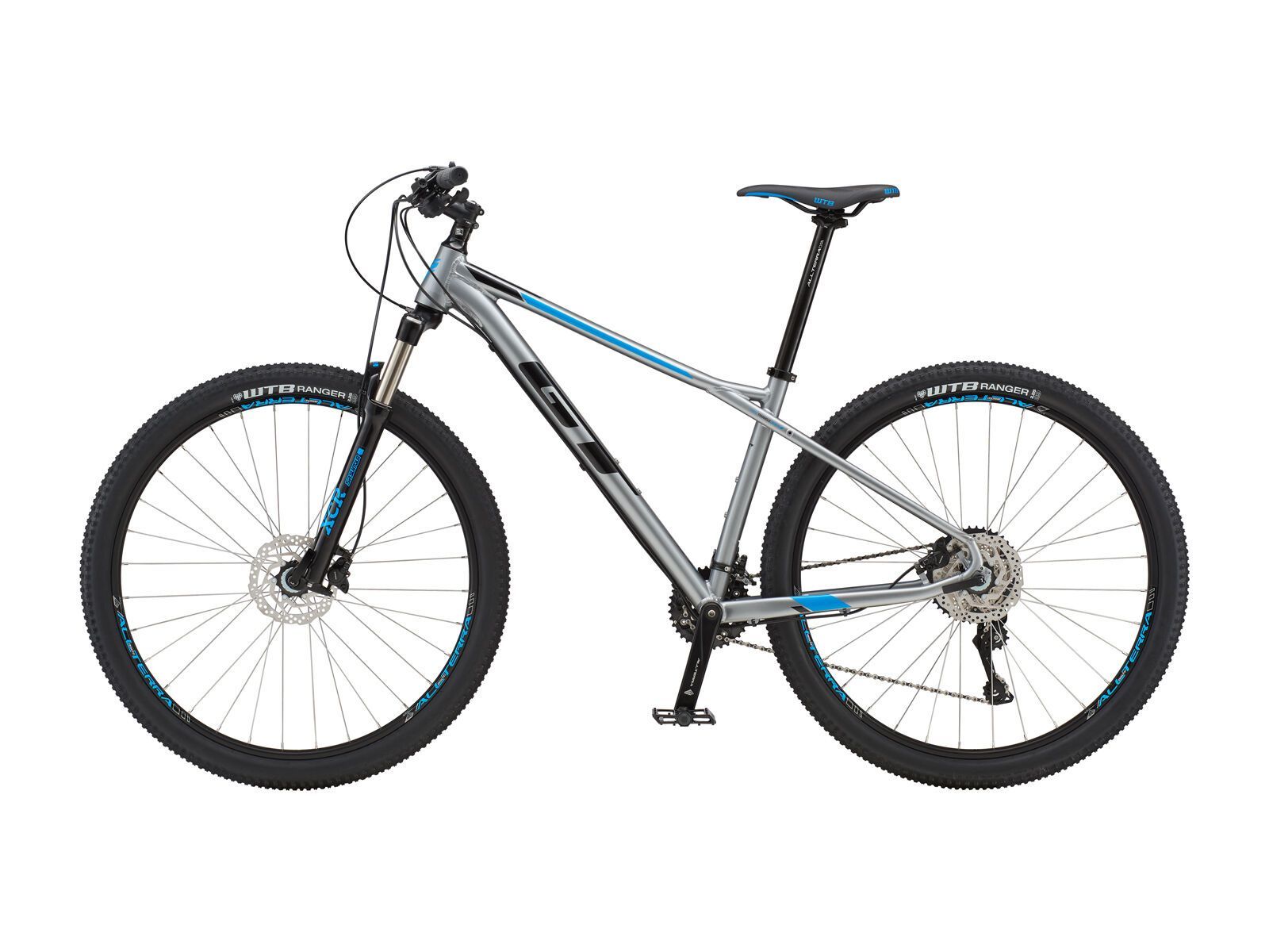 GT Avalanche Elite 29, gloss gunmetal w/ cyan and black - Bild 4