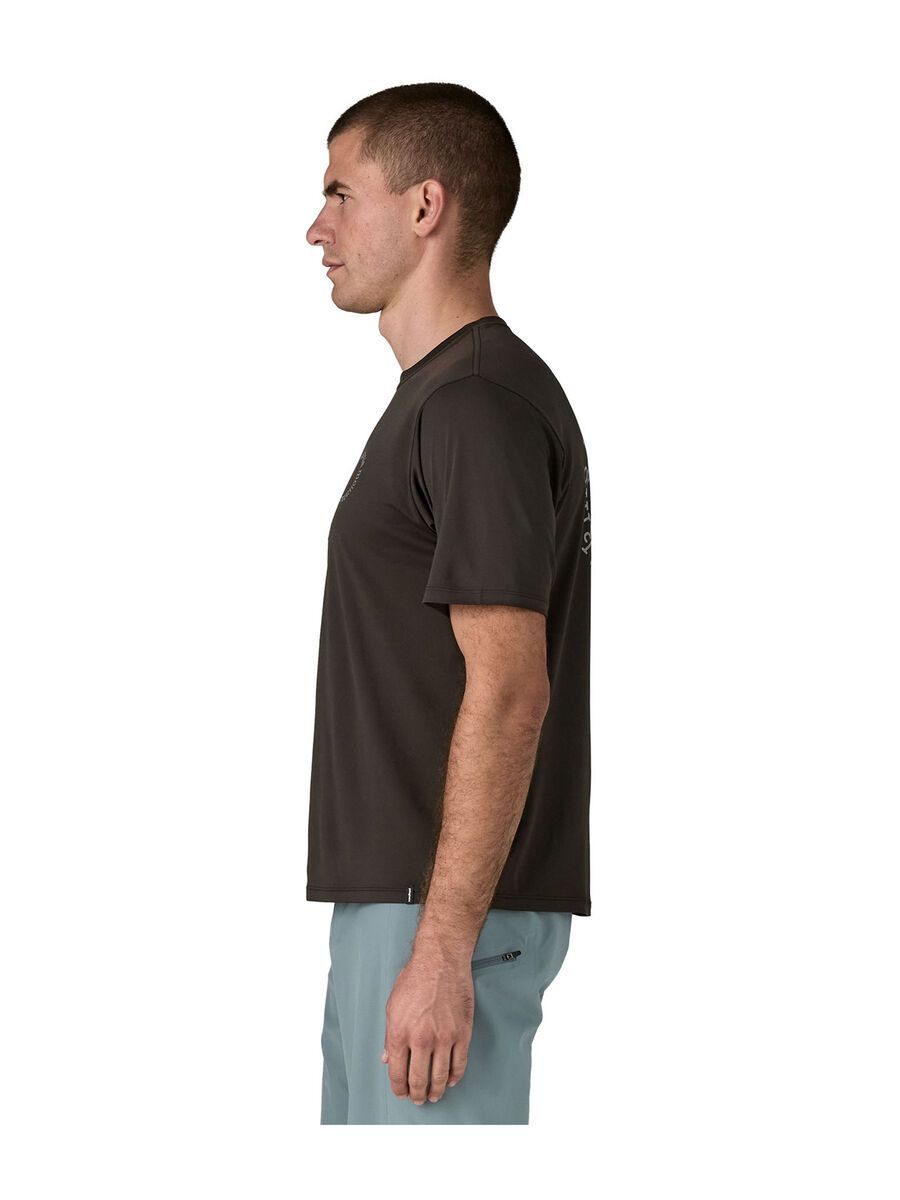 Patagonia Men's Cap Cool Daily Shirt - Spoke Stencil, black - Bild 4