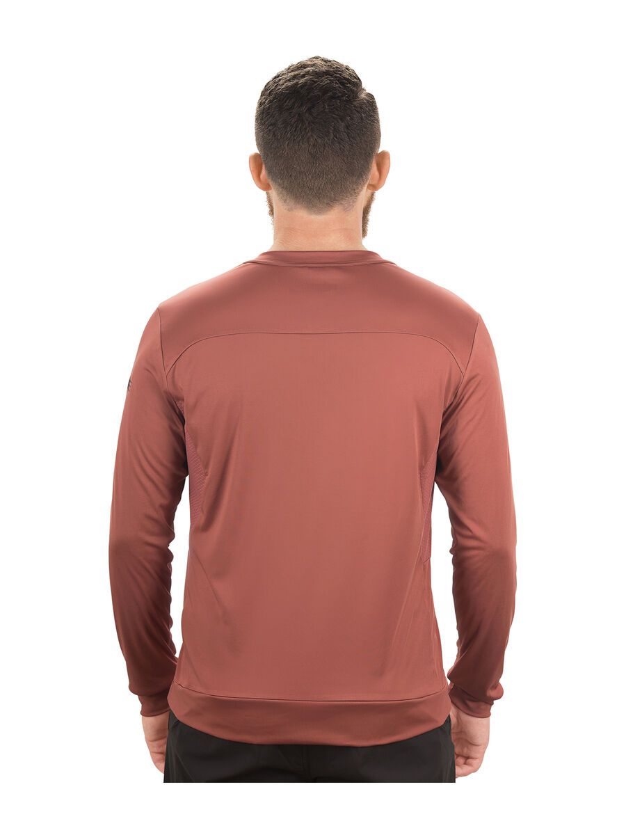 Cube AM Rundhalstrikot langarm, marsala - Bild 4