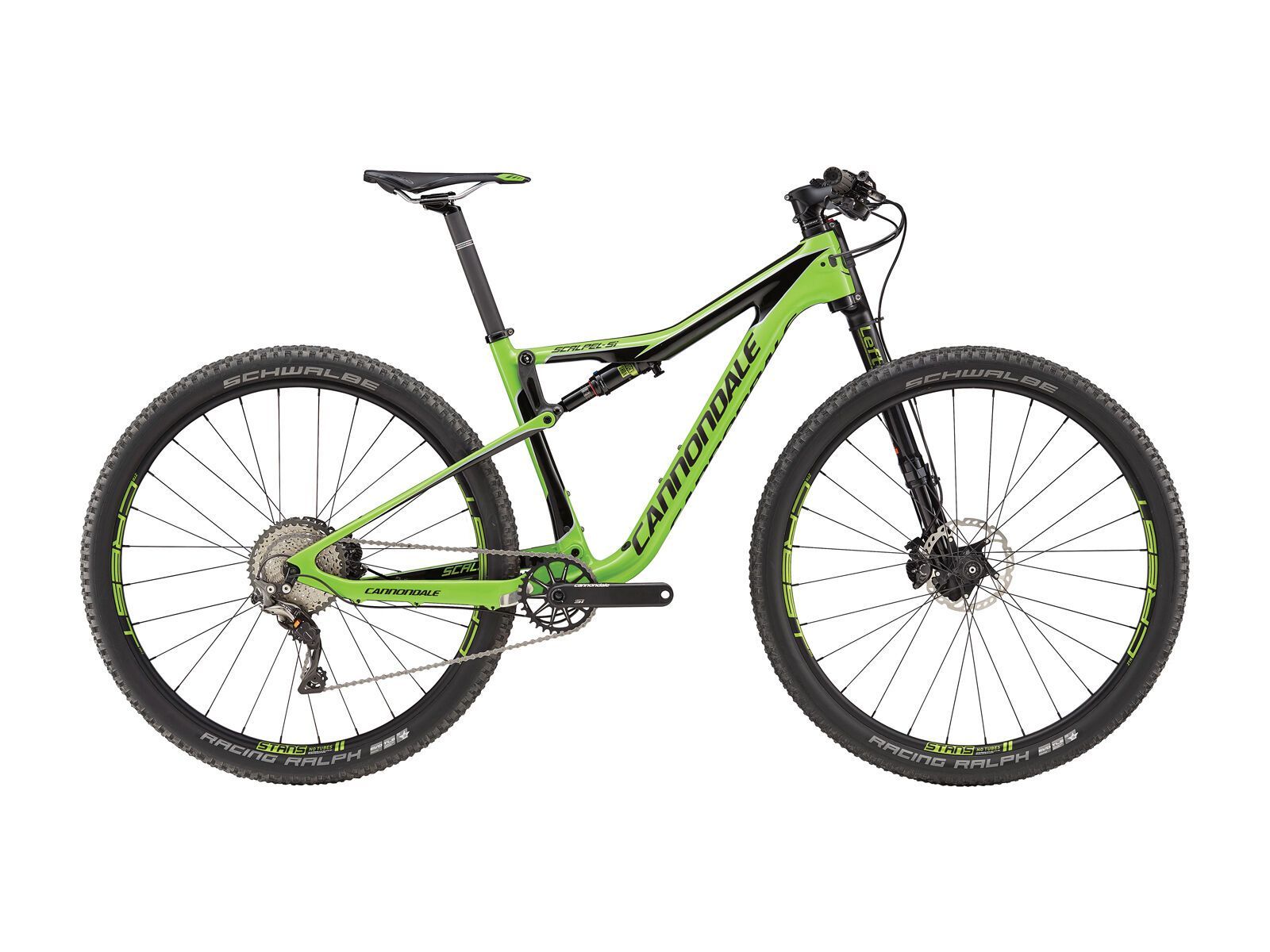 Cannondale Scalpel-Si Carbon 3 27.5, bezerker green w/ jet black and charcoal gray, gloss - GRN - Bild 1