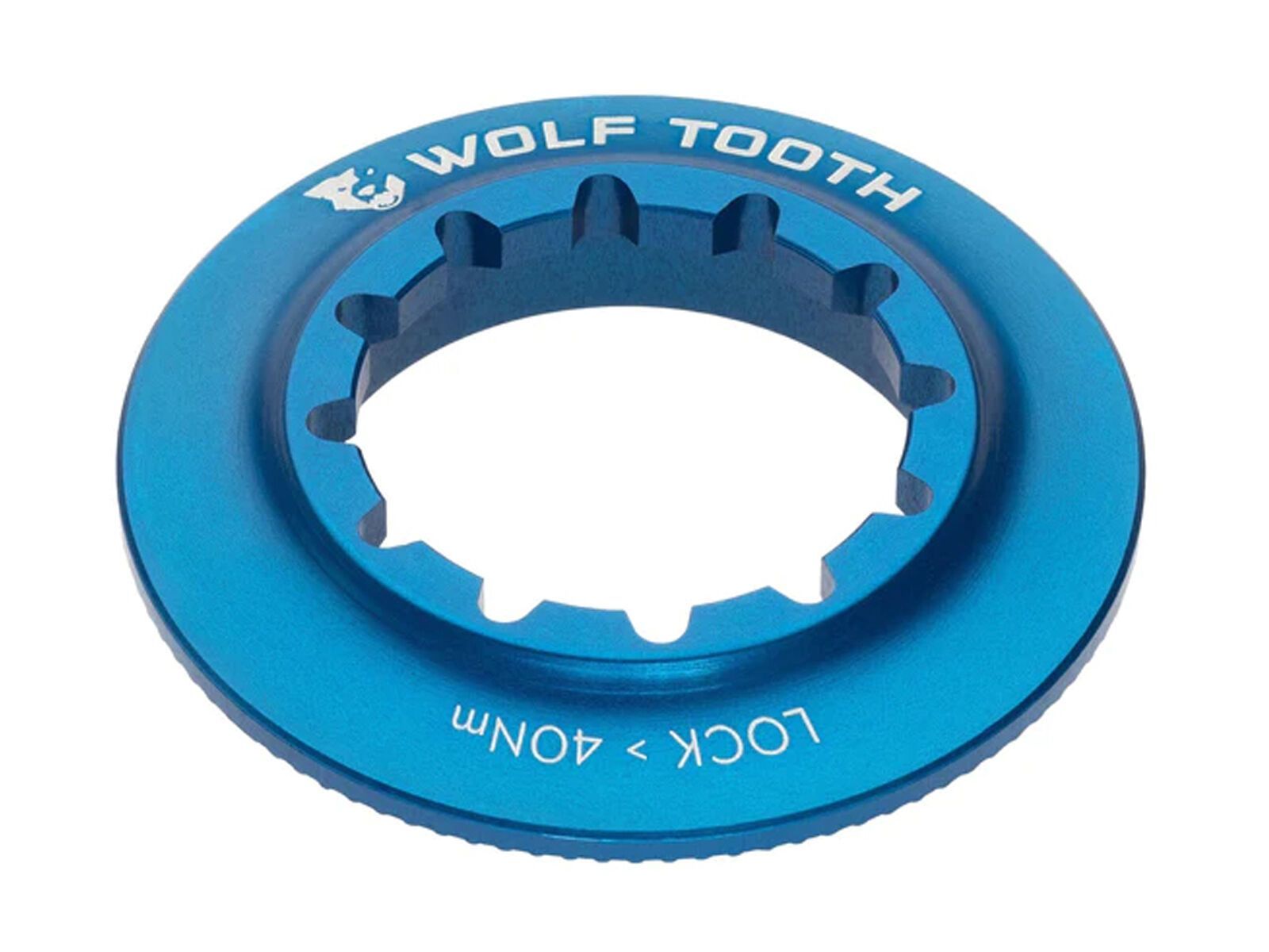 Wolf Tooth Centerlock Rotor Lockring - Innenverzahnung, blue - Bild 1