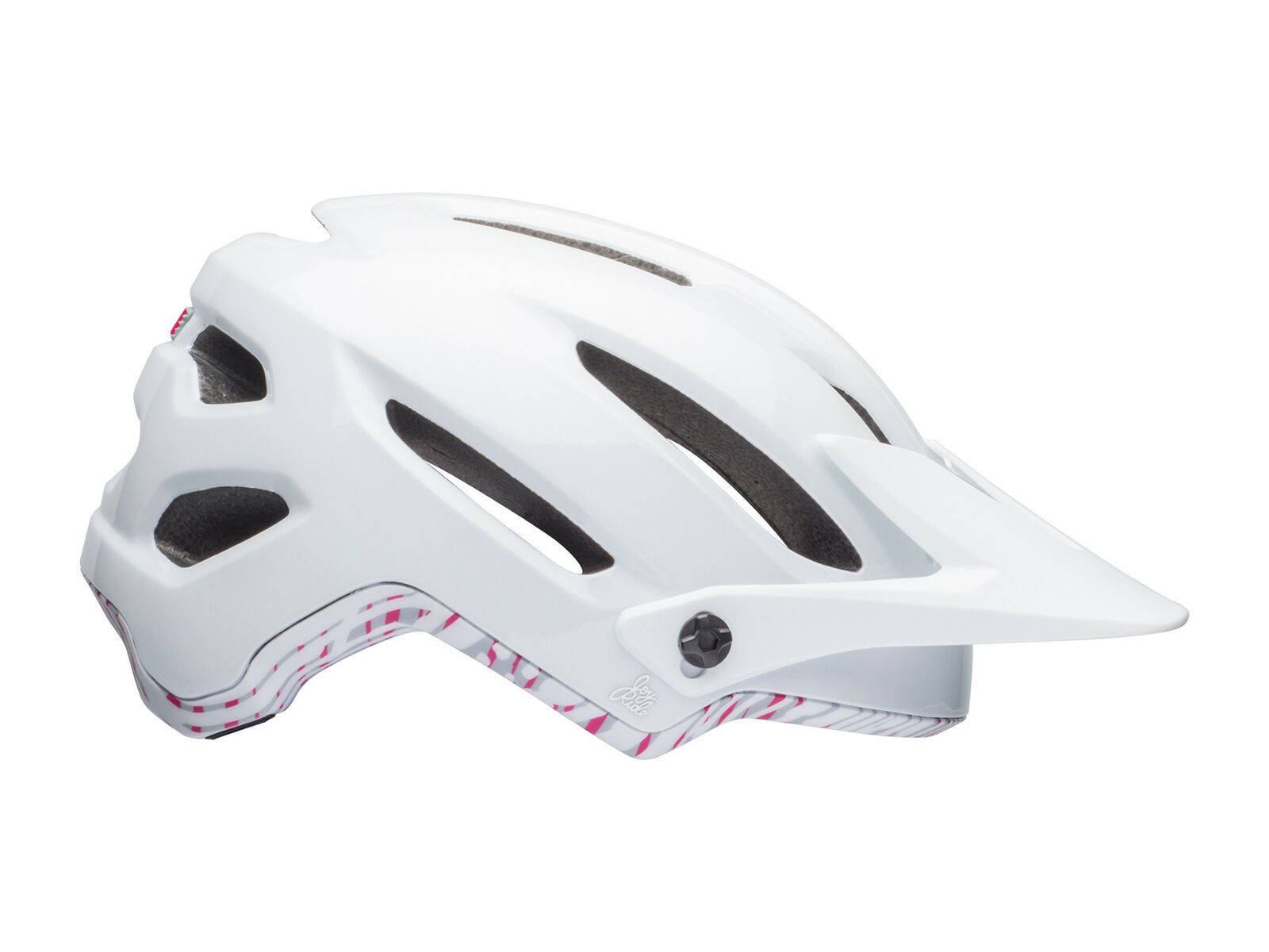 Bell Hela Joy Ride MIPS, matte/gloss white/cherry fibers - Bild 4