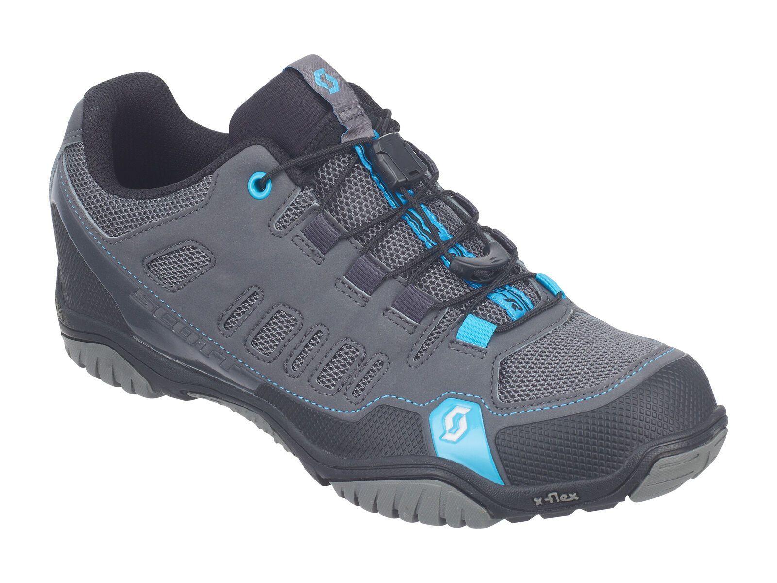 Scott Crus-R Lady, anthracite/neon blue - Bild 2