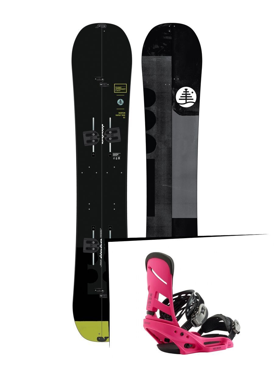 Set: Burton Family Tree Flight Attendant X Split 2019 + Burton Mission EST pink - Bild 1