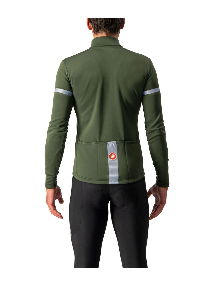 Castelli Fondo 2 Jersey FZ, military green/silver reflex - Bild 2