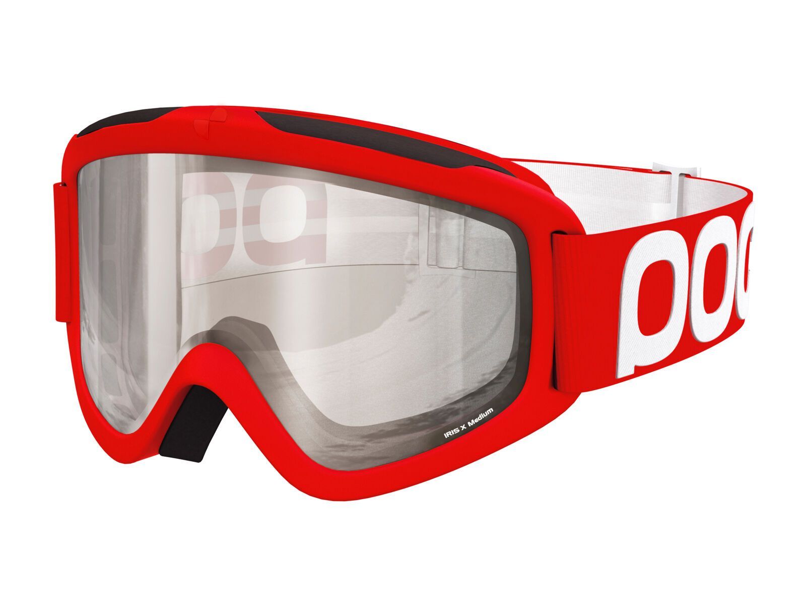 POC Iris X, bohrium red/Lens: bronze silver mirror - Bild 1