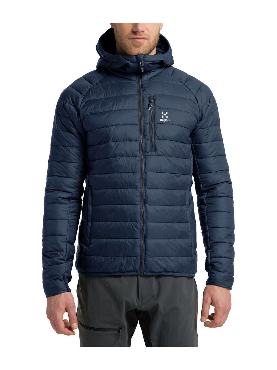 Haglöfs Spire Mimic Hood Men, tarn blue solid - Bild 5